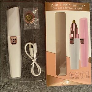 2-in-1 Hair Trimmer Face and Body Remover